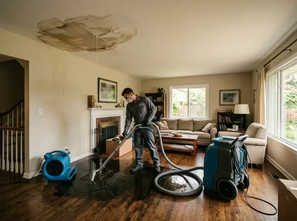 attic-pipe-burst-ceiling-drip-008 — frequently asked questions, Water Damage Restoration & Carpet Care in Tallahassee, FL